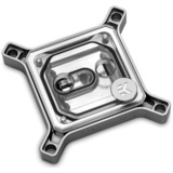 EKWB 3831109818893 accesorio o pieza de sistema de refrigeración para ordenador Bloque de agua, Disipador de CPU plateado/Transparente, Bloque de agua, Negro, Metálico, LGA 1150 (Zócalo H3), LGA 1151 (Zócalo H4), LGA 1155 (Socket H2), LGA 1156 (Socket H), LGA 1200...