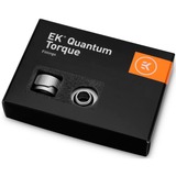 EKWB EK-Quantum Torque 6-Pack HDC 16 - Satin Titanium, Conexión plateado