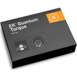 EKWB EK-Quantum Torque 6-Pack HTC 12 - Black Nickel, Conexión plateado
