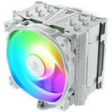 Enermax ETS-T50 Procesador Enfriador 12 cm Blanco, Disipador de CPU blanco, Enfriador, 12 cm, 1600 RPM, 24 dB, 71,32 cfm, 121,17 m³/h