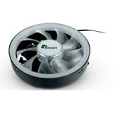 Inter-Tech SU-800 Procesador Enfriador 12 cm Negro, Disipador de CPU negro/Transparente, Enfriador, 12 cm, 1500 RPM, 30 dB, 49,47 m³/h, Negro