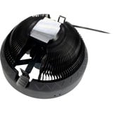 Inter-Tech SU-800 Procesador Enfriador 12 cm Negro, Disipador de CPU negro/Transparente, Enfriador, 12 cm, 1500 RPM, 30 dB, 49,47 m³/h, Negro