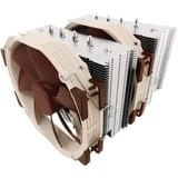 Noctua NH-D15 SE-AM4 sistema de refrigeración para ordenador Procesador Enfriador Beige, Marrón, Acero inoxidable, Disipador de CPU marrón/Beige, Enfriador, 300 RPM, 1500 RPM, 24,6 dB, 140,2 m³/h, Beige, Marrón, Acero inoxidable