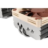 Noctua NH-L9X65 SE-AM4 sistema de refrigeración para ordenador Procesador Enfriador Beige, Marrón, Acero inoxidable, Disipador de CPU Enfriador, 600 RPM, 2500 RPM, 23,6 dB, 57,5 m³/h, Beige, Marrón, Acero inoxidable