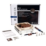 Noctua NH-L9i Procesador Enfriador 9,2 cm Beige, Marrón, Plata, Disipador de CPU Enfriador, 9,2 cm, 300 RPM, 2500 RPM, 23,6 dB, 57,5 m³/h