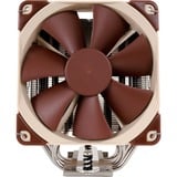 Noctua NH-U12S SE-AM4 sistema de refrigeración para ordenador Procesador Enfriador Beige, Marrón, Acero inoxidable, Disipador de CPU Enfriador, 300 RPM, 1500 RPM, 22,4 dB, 93,4 m³/h, Beige, Marrón, Acero inoxidable