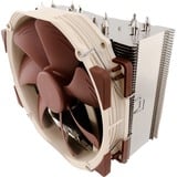 Noctua NH-U14S sistema de refrigeración para ordenador Procesador Enfriador 12 cm Marrón, Acero inoxidable, Disipador de CPU Enfriador, 12 cm, 1500 RPM, 24,6 dB, 140,2 m³/h, Marrón, Acero inoxidable