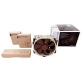 Noctua NH-U14S sistema de refrigeración para ordenador Procesador Enfriador 12 cm Marrón, Acero inoxidable, Disipador de CPU Enfriador, 12 cm, 1500 RPM, 24,6 dB, 140,2 m³/h, Marrón, Acero inoxidable