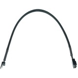 Phobya 81121 cable de alimentación interna 0,3 m, Adaptador negro, 0,3 m, 3 pines, 4-pin PWM, Macho, Hembra, Negro