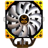 Scythe Kotetsu Mark II TUF Gaming Alliance Procesador Enfriador 12 cm Negro, Amarillo, Disipador de CPU Enfriador, 12 cm, 300 RPM, 1200 RPM, 24,9 dB, 51,17 cfm