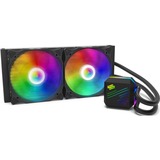 SilentiumPC Navis EVO ARGB 280 Procesador 14 cm Negro, Refrigeración por agua negro, 14 cm, Negro