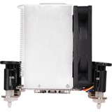 SilverStone AR10-115XP ventilador de PC Procesador Enfriador, Disipador de CPU plateado/Negro, Procesador, Enfriador, LGA 1150 (Zócalo H3), 7 cm, 500 RPM, 4000 RPM