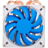 SilverStone SST-AR06 sistema de refrigeración para ordenador Procesador Enfriador 9,2 cm Azul, Blanco, Disipador de CPU Enfriador, 9,2 cm, 1200 RPM, 2500 RPM, 20 dB, 28,3 dB