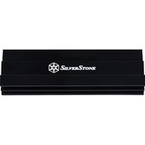 SilverStone SST-TP02-M2 sistema de refrigeración para ordenador Memory Stick (MS) Disipador térmico/Radiador Negro, Conjunto negro, Disipador térmico/Radiador, Negro