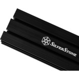 SilverStone SST-TP02-M2 sistema de refrigeración para ordenador Memory Stick (MS) Disipador térmico/Radiador Negro, Conjunto negro, Disipador térmico/Radiador, Negro