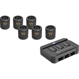 Thermaltake CL-W133-CU00BL-A parte carcasa de ordenador, Módulo de control  negro, Cobre, Multicolor, 31,4 mm, 2,5 cm, 720 g, 6 pieza(s)