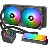 Thermaltake Floe RC240 Sistema de refrigeración líquida todo en uno Negro, Refrigeración por agua negro, Sistema de refrigeración líquida todo en uno, 59,28 cfm, Negro