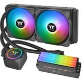 Thermaltake Floe RC240 Sistema de refrigeración líquida todo en uno Negro, Refrigeración por agua negro, Sistema de refrigeración líquida todo en uno, 59,28 cfm, Negro