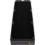 Thermaltake Pacific CLD 360 Radiador negro, Radiador, Latón, Cobre, Acero inoxidable, Negro, 119 mm, 406 mm, 40 mm