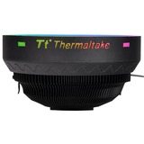 Thermaltake UX100 ARGB Lighting Procesador Enfriador 12 cm Negro, Disipador de CPU negro, Enfriador, 12 cm, 1800 RPM, 26,92 dB, 38,82 cfm, Negro