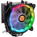 Thermaltake UX200 ARGB Lighting Procesador Enfriador 12 cm Negro, Disipador de CPU Enfriador, 12 cm, 300 RPM, 1500 RPM, 26,33 dB, 43,34 cfm