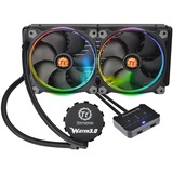 Thermaltake Water 3.0 Riing RGB 280 Procesador Sistema de refrigeración líquida todo en uno 14 cm Negro, Refrigeración por agua Sistema de refrigeración líquida todo en uno, 14 cm, 40,6 cfm, Negro