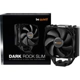 be quiet! Dark Rock Slim Procesador Enfriador 12 cm Negro, Disipador de CPU negro, Enfriador, 12 cm, 1500 RPM, 11 dB, 23,6 dB, Negro