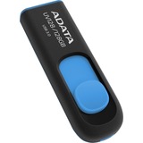 ADATA 64GB DashDrive UV128 unidad flash USB USB tipo A 3.2 Gen 1 (3.1 Gen 1) Negro, Azul, Lápiz USB negro/Azul, 64 GB, USB tipo A, 3.2 Gen 1 (3.1 Gen 1), 90 MB/s, Deslizar, Negro, Azul