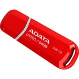 ADATA 64GB DashDrive UV150 unidad flash USB USB tipo A 3.2 Gen 1 (3.1 Gen 1) Rojo, Lápiz USB rojo, 64 GB, USB tipo A, 3.2 Gen 1 (3.1 Gen 1), Tapa, 9 g, Rojo