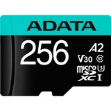 ADATA Premier Pro 256 GB MicroSDXC UHS-I Clase 10, Tarjeta de memoria 256 GB, MicroSDXC, Clase 10, UHS-I, 100 MB/s, 80 MB/s