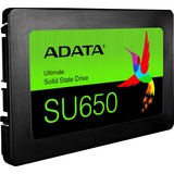 ADATA SU650 2.5" 480 GB Serial ATA III SLC, Unidad de estado sólido negro, 480 GB, 2.5", 520 MB/s, 6 Gbit/s