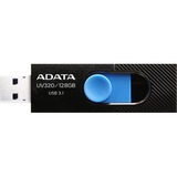 ADATA UV320 unidad flash USB 128 GB USB tipo A 3.2 Gen 1 (3.1 Gen 1) Negro, Azul, Lápiz USB negro/Azul, 128 GB, USB tipo A, 3.2 Gen 1 (3.1 Gen 1), Deslizar, 7,9 g, Negro, Azul