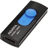 ADATA UV320 unidad flash USB 128 GB USB tipo A 3.2 Gen 1 (3.1 Gen 1) Negro, Azul, Lápiz USB negro/Azul, 128 GB, USB tipo A, 3.2 Gen 1 (3.1 Gen 1), Deslizar, 7,9 g, Negro, Azul