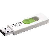 ADATA UV320 unidad flash USB 128 GB USB tipo A 3.2 Gen 1 (3.1 Gen 1) Verde, Blanco, Lápiz USB blanco/Verde, 128 GB, USB tipo A, 3.2 Gen 1 (3.1 Gen 1), Deslizar, 7,9 g, Verde, Blanco