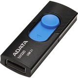 ADATA UV320 unidad flash USB 32 GB USB tipo A 3.2 Gen 1 (3.1 Gen 1) Negro, Azul, Lápiz USB negro/Azul, 32 GB, USB tipo A, 3.2 Gen 1 (3.1 Gen 1), Deslizar, 7,9 g, Negro, Azul