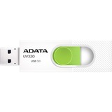 ADATA UV320 unidad flash USB 32 GB USB tipo A 3.2 Gen 1 (3.1 Gen 1) Verde, Blanco, Lápiz USB blanco/Verde, 32 GB, USB tipo A, 3.2 Gen 1 (3.1 Gen 1), Deslizar, 7,9 g, Verde, Blanco