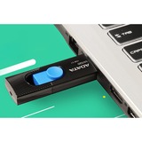 ADATA UV320 unidad flash USB 64 GB USB tipo A 3.2 Gen 1 (3.1 Gen 1) Negro, Azul, Lápiz USB negro/Azul, 64 GB, USB tipo A, 3.2 Gen 1 (3.1 Gen 1), Deslizar, 7,9 g, Negro, Azul