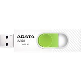 ADATA UV320 unidad flash USB 64 GB USB tipo A 3.2 Gen 1 (3.1 Gen 1) Verde, Blanco, Lápiz USB blanco/Verde, 64 GB, USB tipo A, 3.2 Gen 1 (3.1 Gen 1), Deslizar, 7,9 g, Verde, Blanco