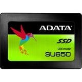 ADATA Ultimate SU650 2.5" 240 GB Serial ATA III SLC, Unidad de estado sólido negro, 240 GB, 2.5", 6 Gbit/s