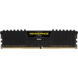 Corsair 4GB DDR4-2400 módulo de memoria 1 x 4 GB 2400 MHz, Memoria RAM negro, 4 GB, 1 x 4 GB, DDR4, 2400 MHz, 288-pin DIMM, Negro