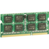 Corsair 4GB, DDR3 módulo de memoria 1 x 4 GB 1066 MHz, Memoria RAM DDR3, 4 GB, 1 x 4 GB, DDR3, 1066 MHz, 204-pin SO-DIMM, Lite Retail