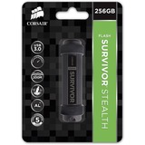 Corsair CMFSS3B-256GB unidad flash USB USB tipo A 3.2 Gen 1 (3.1 Gen 1) Negro, Lápiz USB negro, 256 GB, USB tipo A, 3.2 Gen 1 (3.1 Gen 1), Tapa, 36,3 g, Negro