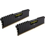 Corsair CMK32GX4M2A2666C16 módulo de memoria 32 GB 2 x 16 GB DDR4 2666 MHz, Memoria RAM negro, 32 GB, 2 x 16 GB, DDR4, 2666 MHz, 288-pin DIMM