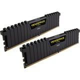 Corsair DIMM 16GB DDR4-2666 Kit, Memoria RAM negro, CMK16GX4M2A2666C16, Vengeance LPX 