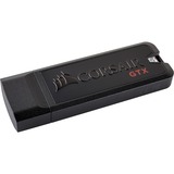 Corsair Flash Voyager GTX unidad flash USB 128 GB USB tipo A 3.2 Gen 1 (3.1 Gen 1) Negro, Lápiz USB negro, 128 GB, USB tipo A, 3.2 Gen 1 (3.1 Gen 1), 440 MB/s, Tapa, Negro