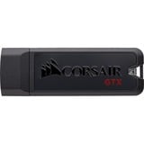 Corsair Flash Voyager GTX unidad flash USB 128 GB USB tipo A 3.2 Gen 1 (3.1 Gen 1) Negro, Lápiz USB negro, 128 GB, USB tipo A, 3.2 Gen 1 (3.1 Gen 1), 440 MB/s, Tapa, Negro