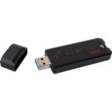 Corsair Flash Voyager GTX unidad flash USB 128 GB USB tipo A 3.2 Gen 1 (3.1 Gen 1) Negro, Lápiz USB negro, 128 GB, USB tipo A, 3.2 Gen 1 (3.1 Gen 1), 440 MB/s, Tapa, Negro