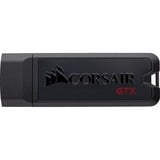 Corsair Flash Voyager GTX unidad flash USB 128 GB USB tipo A 3.2 Gen 1 (3.1 Gen 1) Negro, Lápiz USB negro, 128 GB, USB tipo A, 3.2 Gen 1 (3.1 Gen 1), 440 MB/s, Tapa, Negro