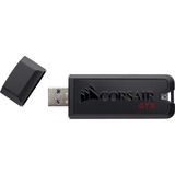 Corsair Flash Voyager GTX unidad flash USB 256 GB USB tipo A 3.2 Gen 1 (3.1 Gen 1) Negro, Lápiz USB negro, 256 GB, USB tipo A, 3.2 Gen 1 (3.1 Gen 1), 440 MB/s, Tapa, Negro