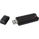 Corsair Flash Voyager GTX unidad flash USB 256 GB USB tipo A 3.2 Gen 1 (3.1 Gen 1) Negro, Lápiz USB negro, 256 GB, USB tipo A, 3.2 Gen 1 (3.1 Gen 1), 440 MB/s, Tapa, Negro